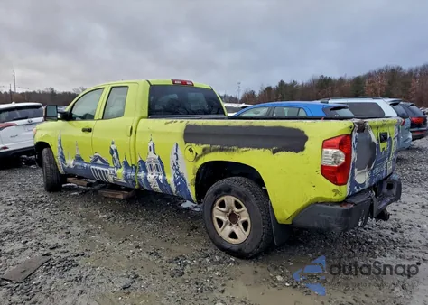 2015 Toyota Tundra Double Cab Sr из США, поврежденный, VIN 5TFCY5F17FX018501